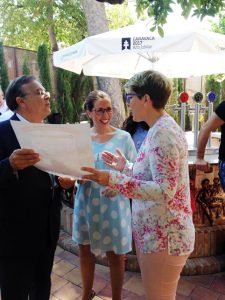 Patricio Valverde, ana Belén Castellón y Noelia Arroyo.