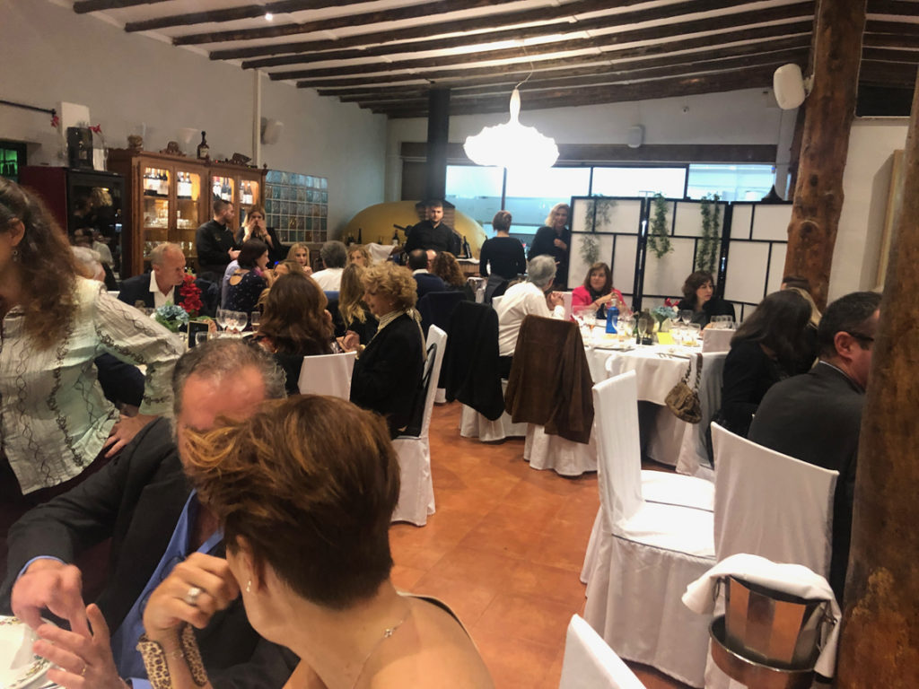 Un momento de la cena.